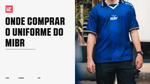 MIBR UNIFORME COMPRAR ONDE