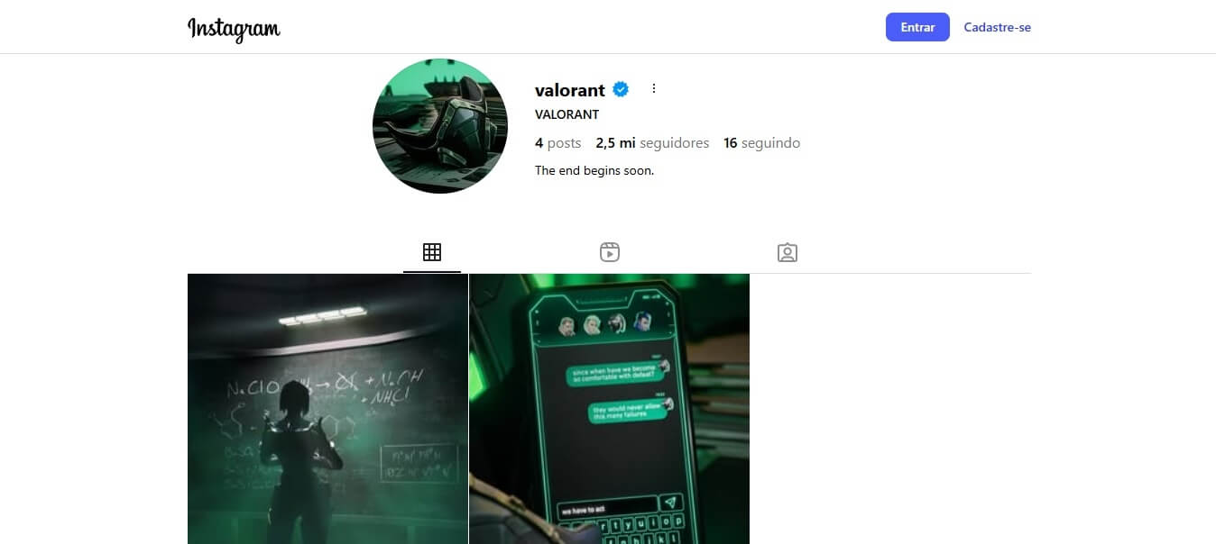 VALORANT instagram