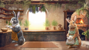 Cinnabunny capa / jogos coelhos páscoa